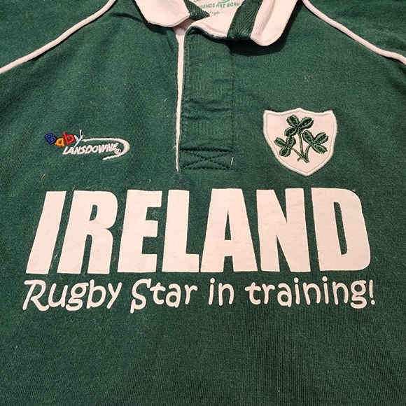 Green Ireland Rugby Jersey, Kid's 0-6M - Picture 3 of 7